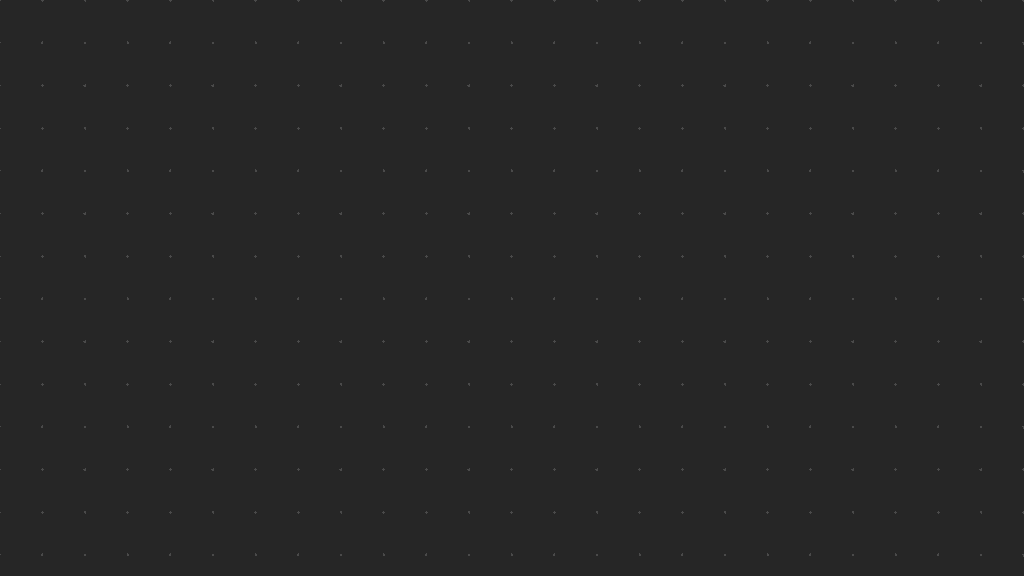 A black background with a white dot pattern.