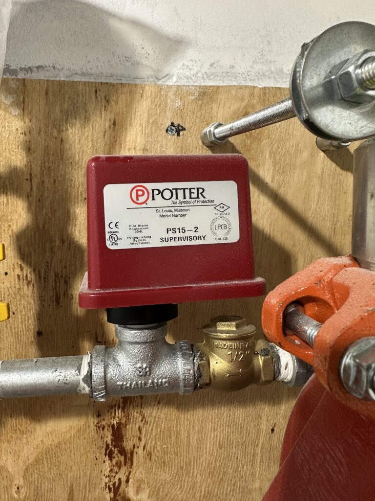 Potter Fire Alarm Extinguishing System Attachment